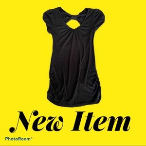 Black top with bow in the back